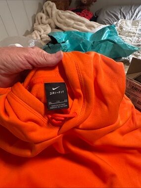 Nike Orange Dri-FIT Hoodie